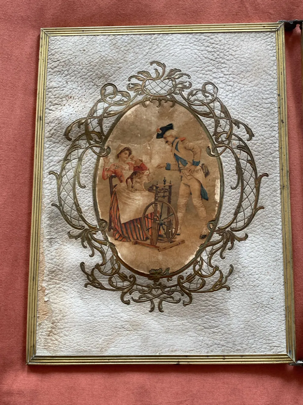 Miroir Triptyque antique