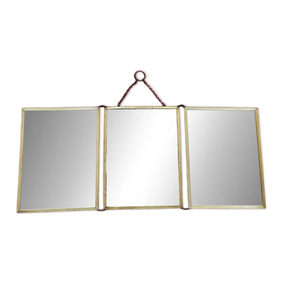 Miroir Triptyque antique