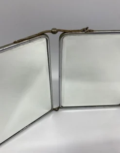 Miroir triptyque biseauté