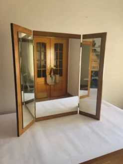 Miroir triptyque - bois massif