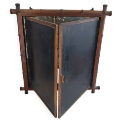 Miroir triptyque de barbier