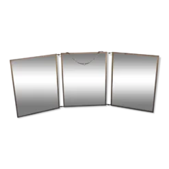 Miroir triptyque de barbier