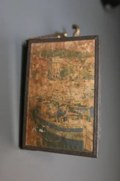 Miroir triptyque de barbier, Art Nouveau, circa 1900