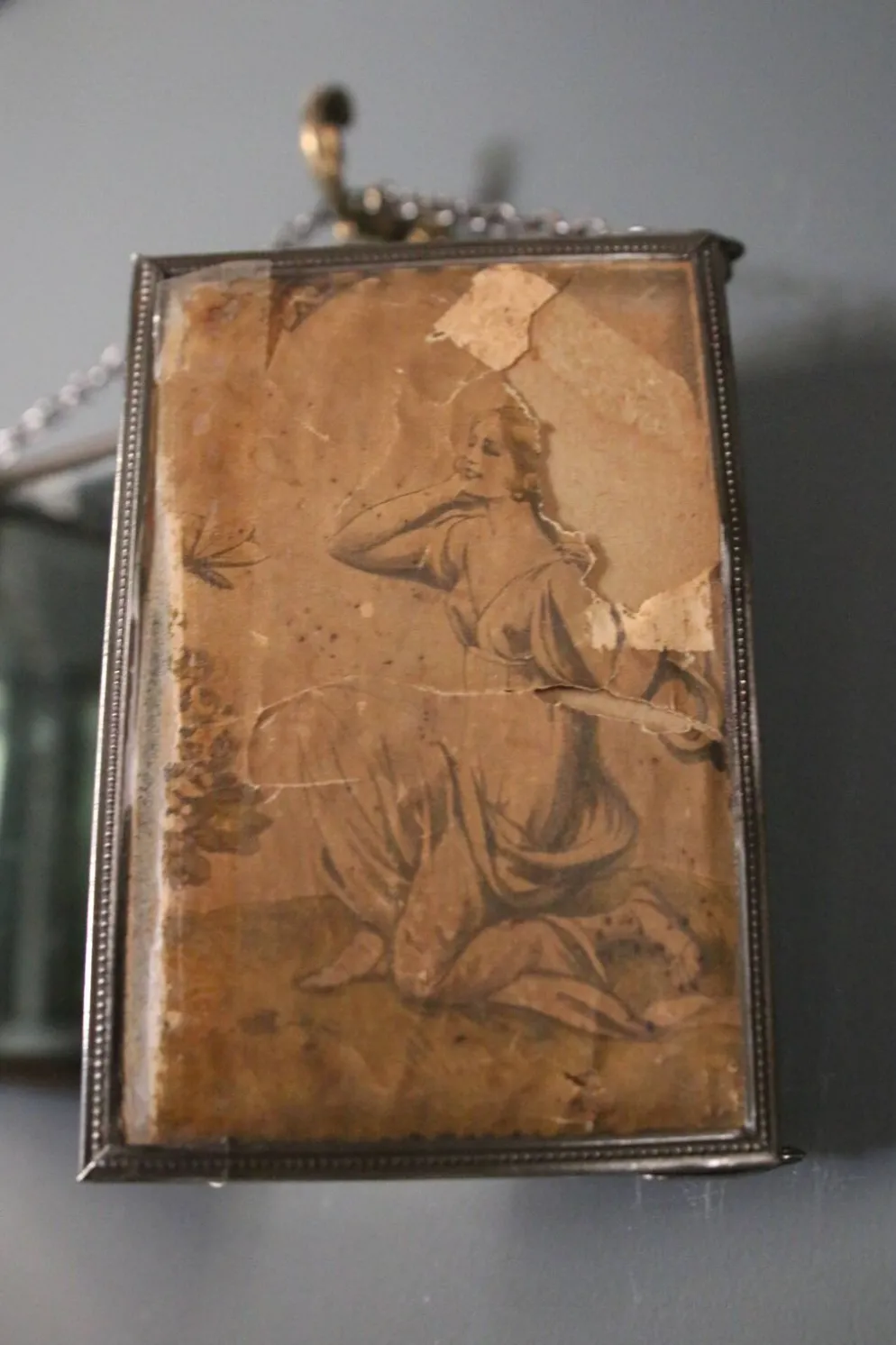 Miroir triptyque de barbier, Art Nouveau, circa 1900