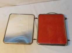 Miroir triptyque de barbier vintage