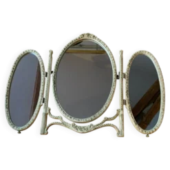 Miroir triptyque de coiffeuse