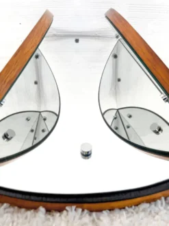 Miroir triptyque du milieu du siècle