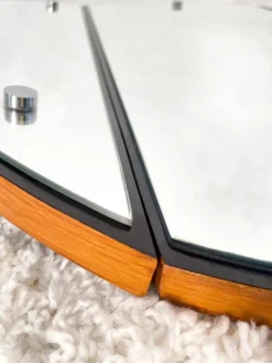 Miroir triptyque du milieu du siècle