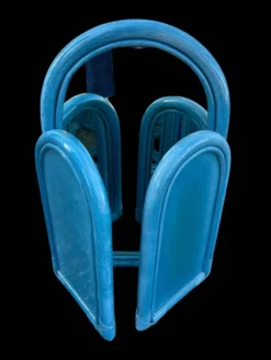 Miroir triptyque en osier