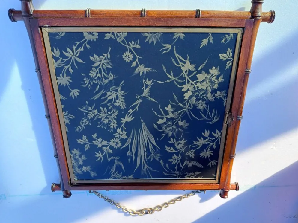 Miroir Triptyque 1876 : L.B