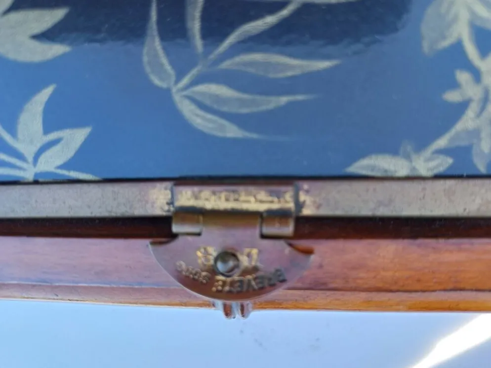 Miroir Triptyque 1876 : L.B