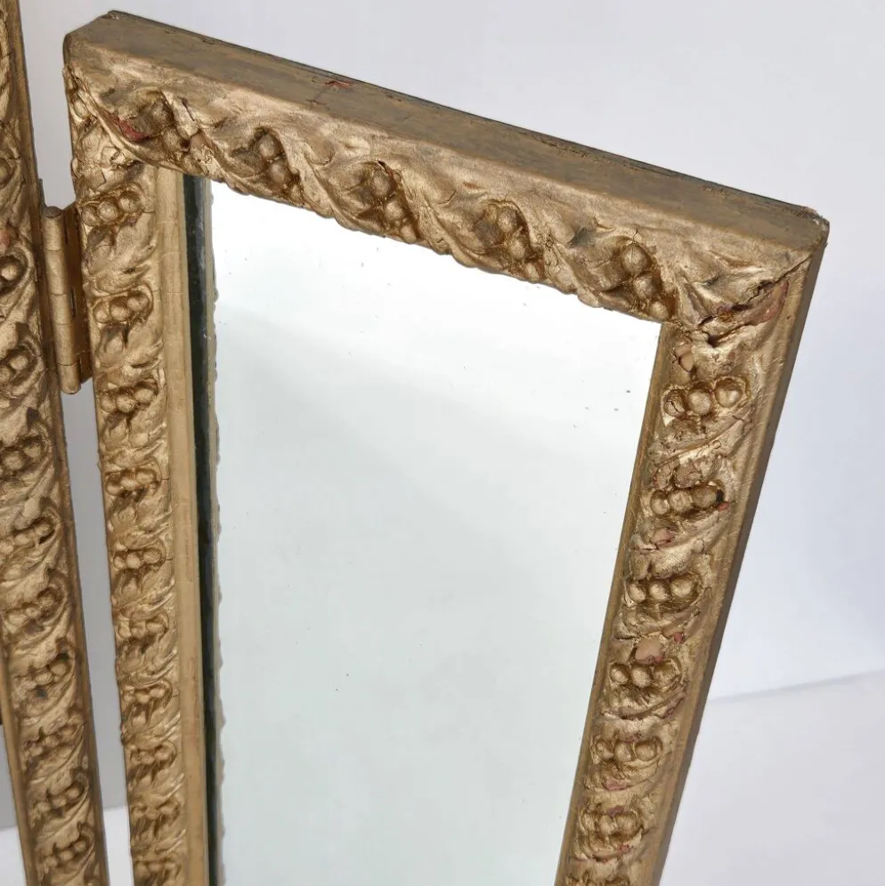 Miroir triptyque vintage 1950
