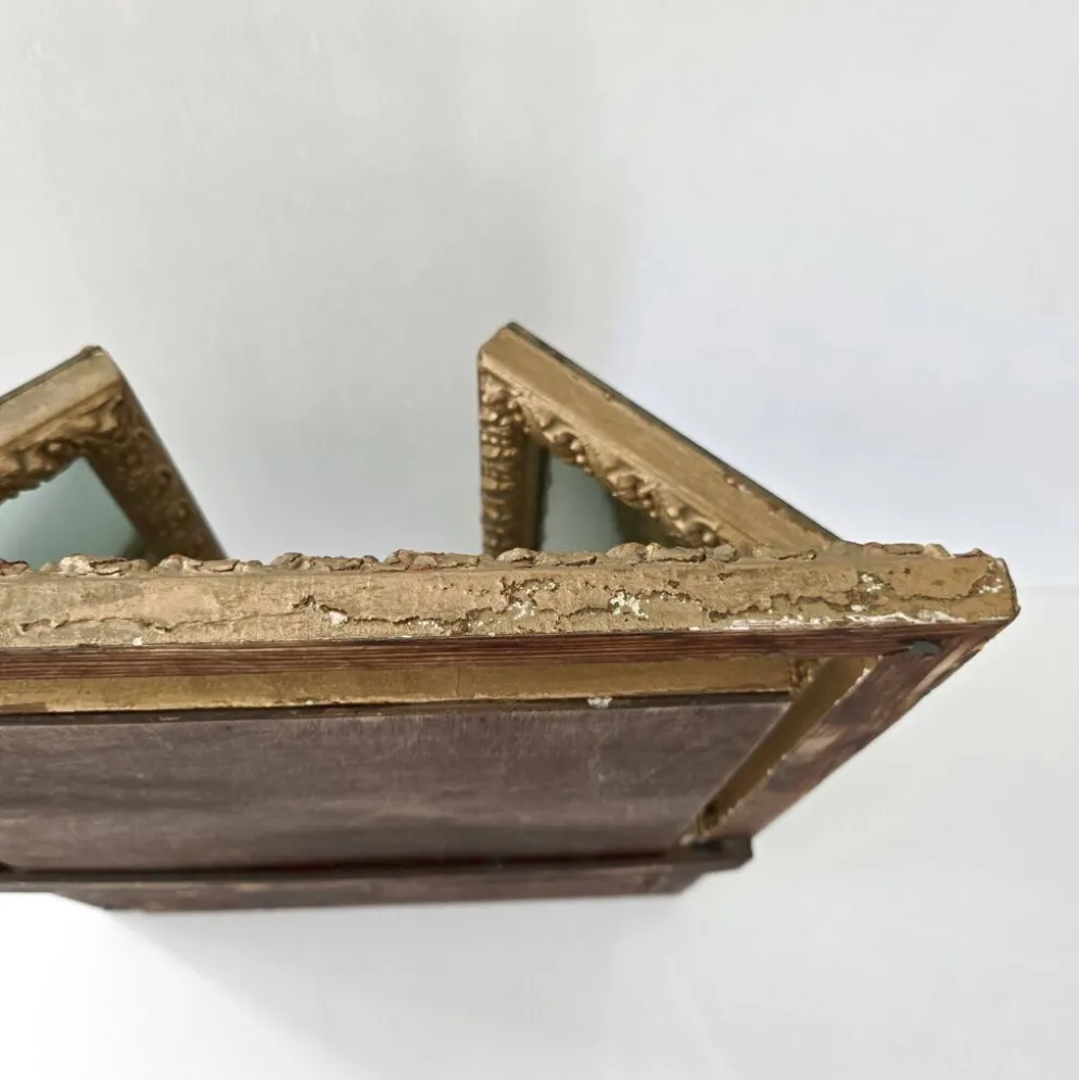 Miroir triptyque vintage 1950