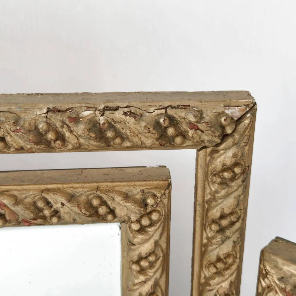 Miroir triptyque vintage 1950