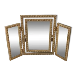 Miroir triptyque vintage 1950