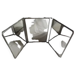 Miroir triptyque vintage 65x27cm