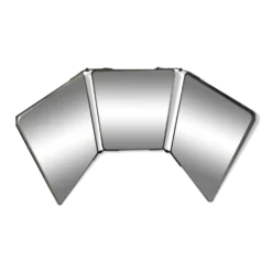 Miroir triptyque vintage 65x27cm