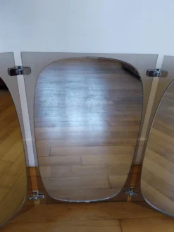 Miroir tryptique Fontana arte vintage