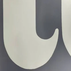 Miroir typographique IO par Giuseppe Raimondi, années 1970