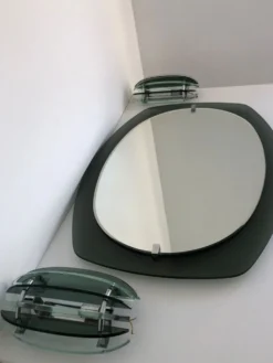 Miroir veca et 2 appliques veca assorties made in italy