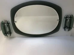 Miroir veca et 2 appliques veca assorties made in italy