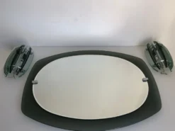 Miroir veca et 2 appliques veca assorties made in italy
