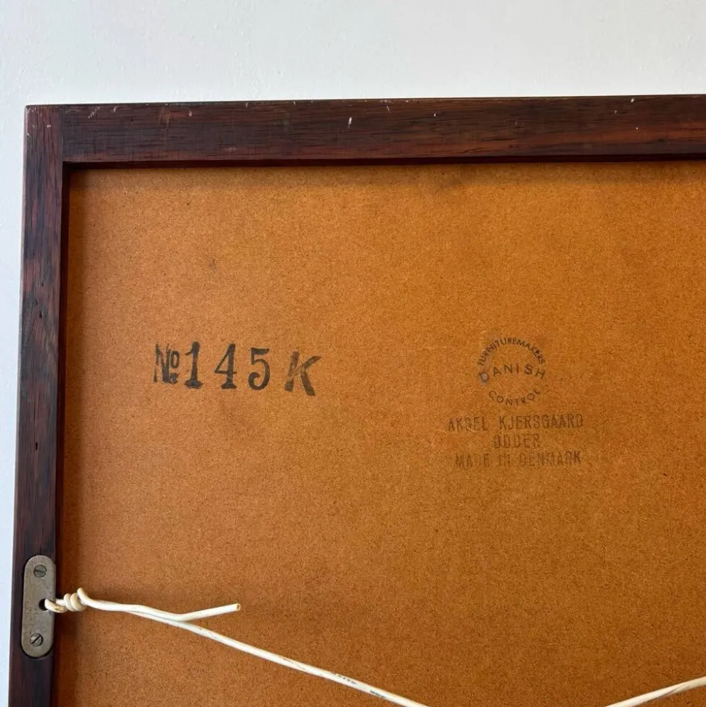 Miroir vintage Aksel Kjersgaard palissandre