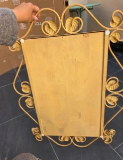 Miroir vintage artdeco fer forgé