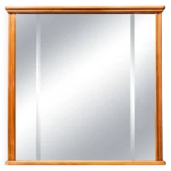 Miroir vintage avec cadre en bois sculpté