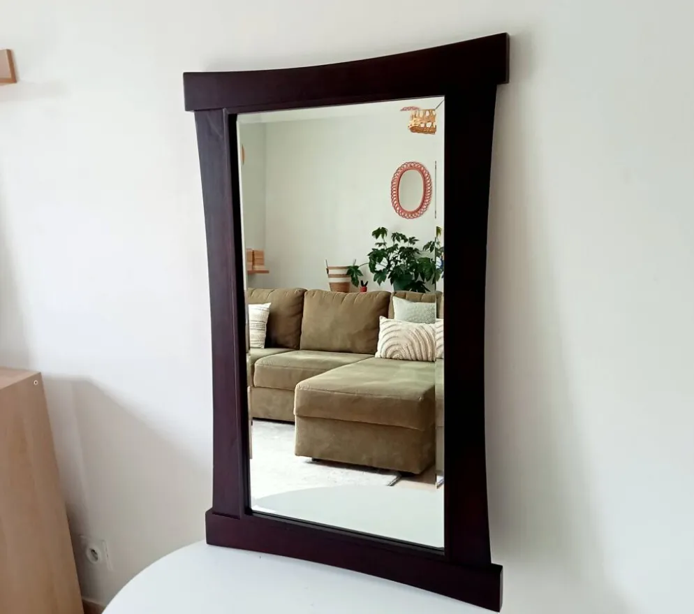 Miroir vintage biseautée de style Asiatique