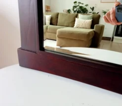 Miroir vintage biseautée de style Asiatique