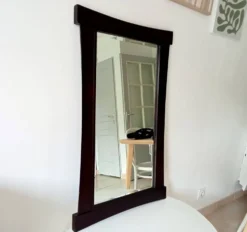 Miroir vintage biseautée de style Asiatique