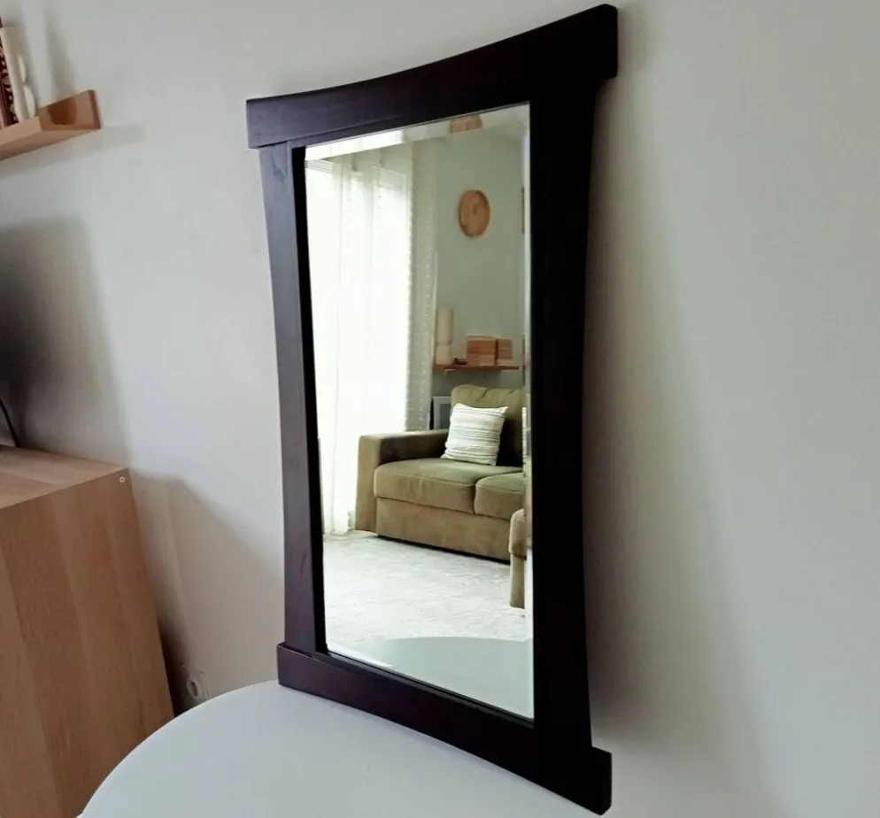 Miroir vintage biseautée de style Asiatique