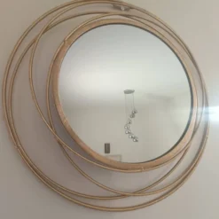 Miroir vintage cerclé