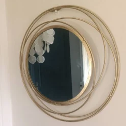 Miroir vintage cerclé