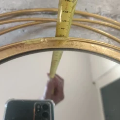 Miroir vintage cerclé