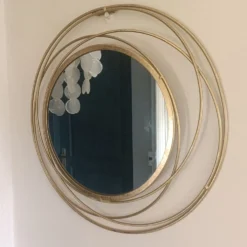 Miroir vintage cerclé