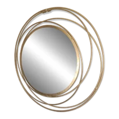 Miroir vintage cerclé
