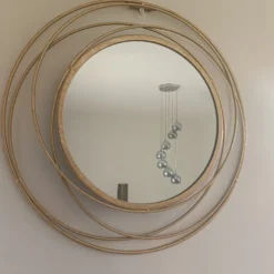 Miroir vintage cerclé