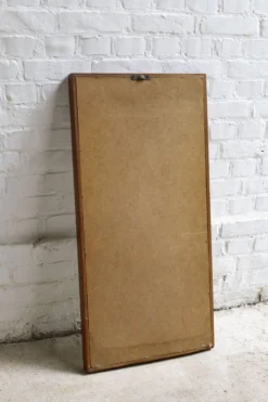 Miroir vintage danois en teck, années 1960
