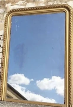 Miroir vintage doré