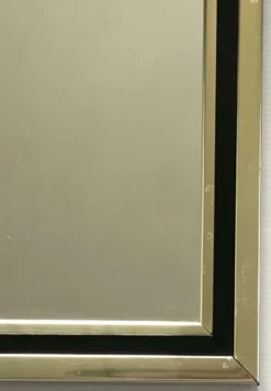 Miroir vintage doré 46x46cm