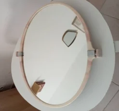 Miroir vintage effet marbré années 70