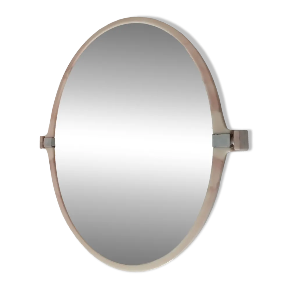 Miroir vintage effet marbré années 70