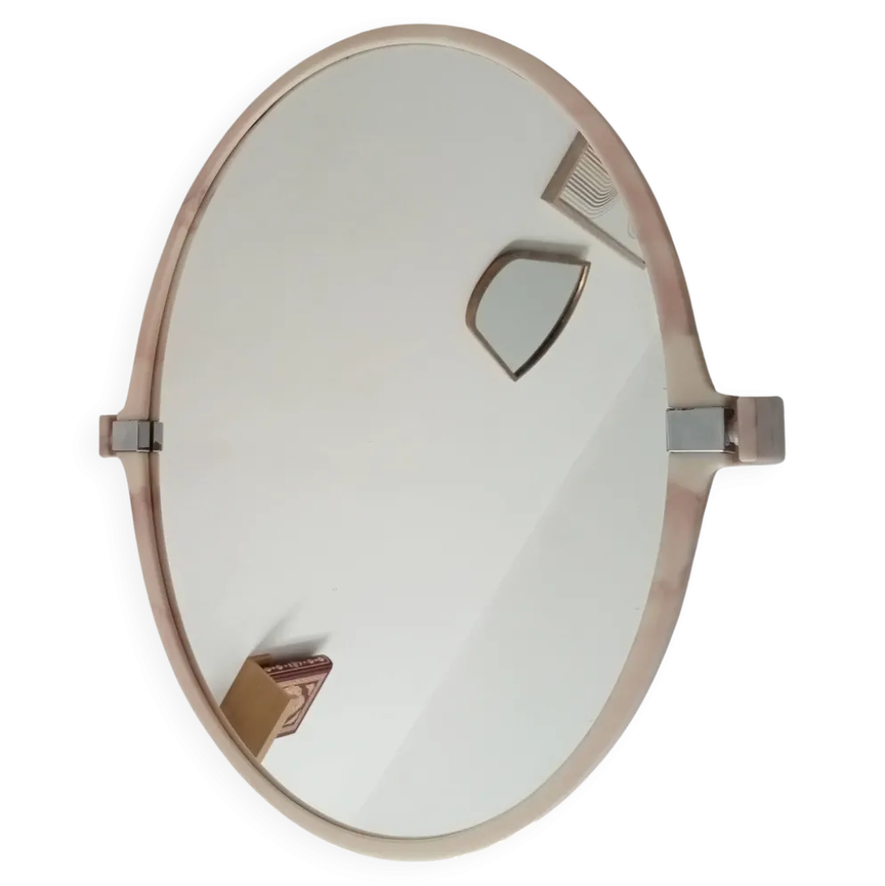 Miroir vintage effet marbré années 70