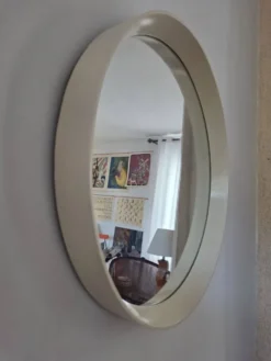 Miroir vintage en bois laqué