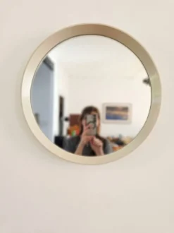Miroir vintage en bois laqué