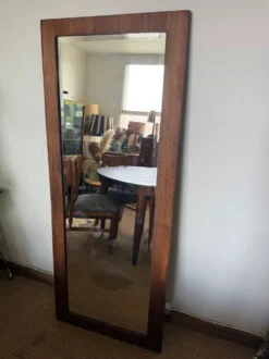 Miroir vintage en bois style scandinave