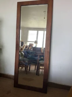 Miroir vintage en bois style scandinave