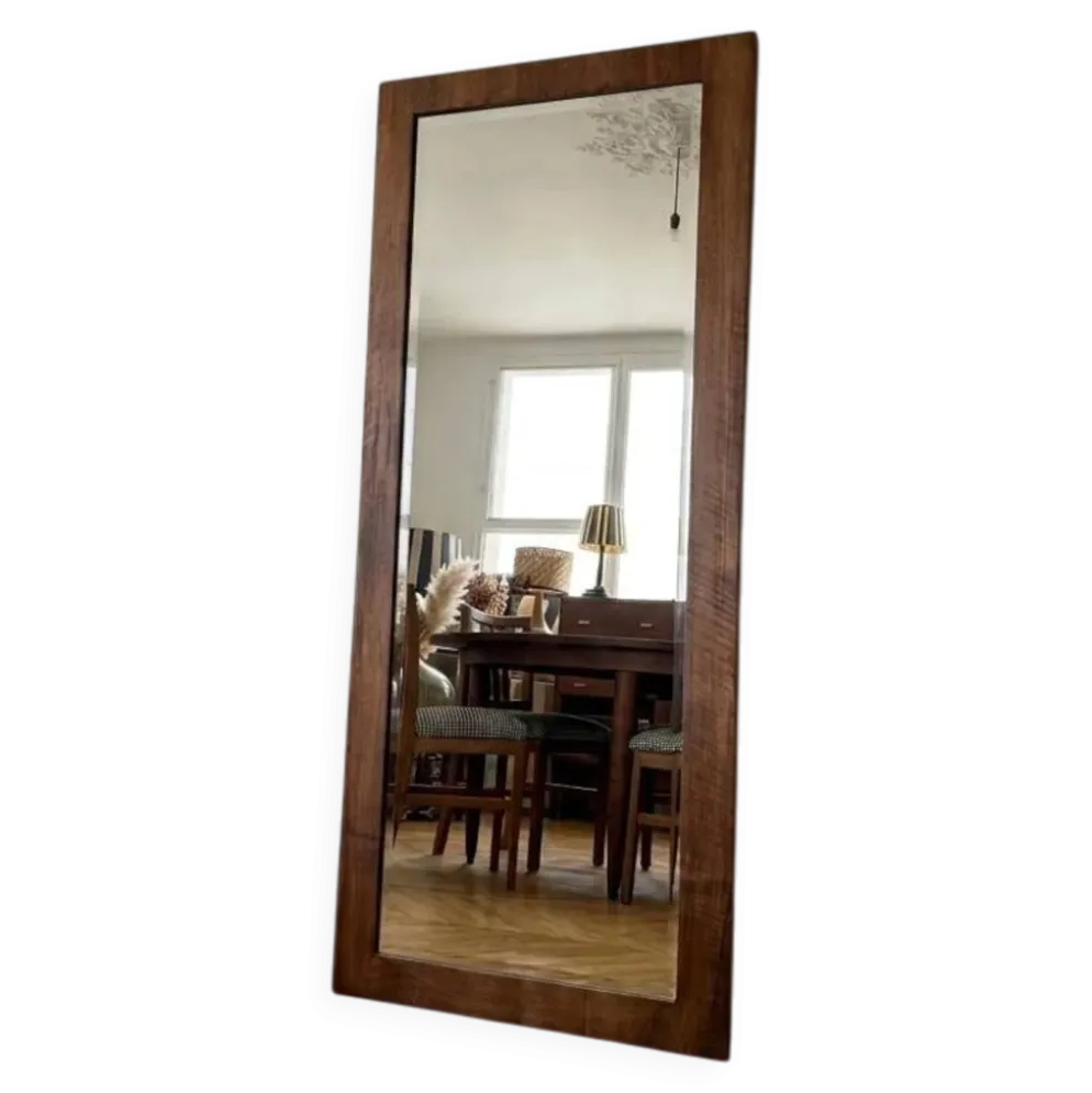 Miroir vintage en bois style scandinave